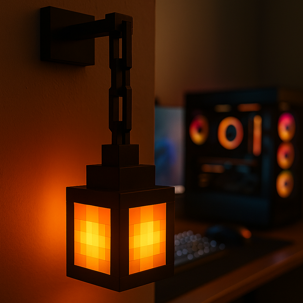 Lampa LED Minecraft