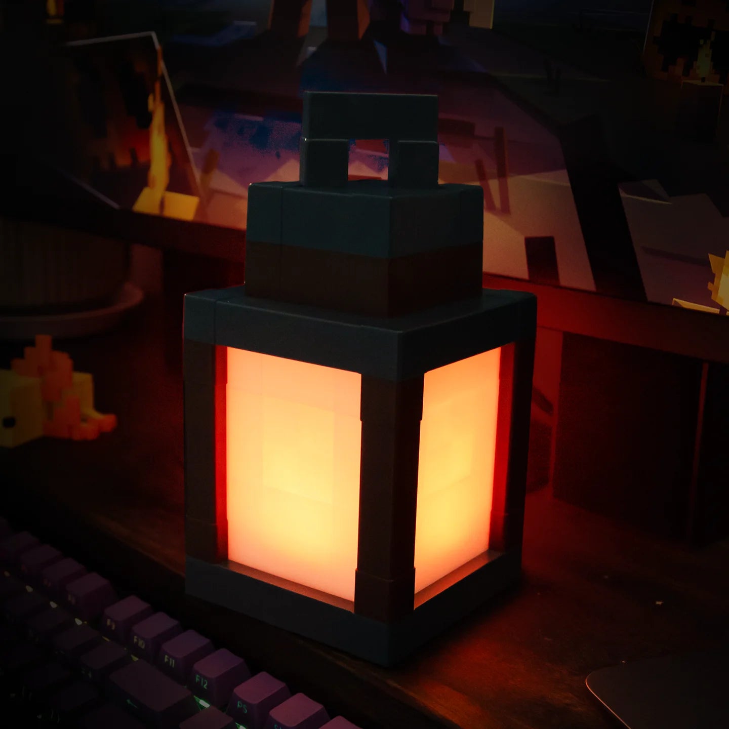 Lampa LED Minecraft